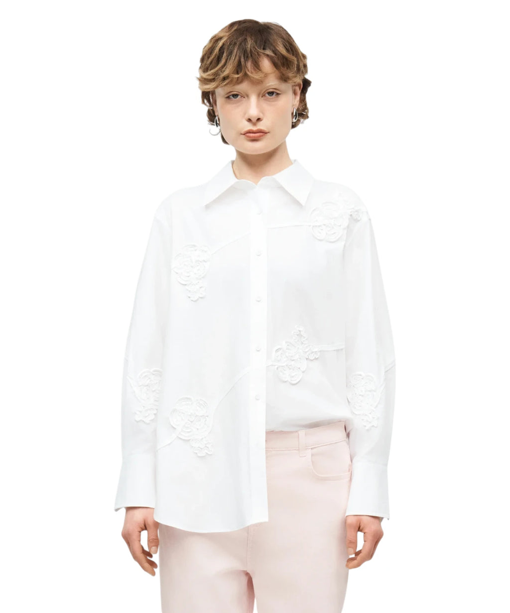 Camicia COMUNE Marella con Ricami in Rilievo