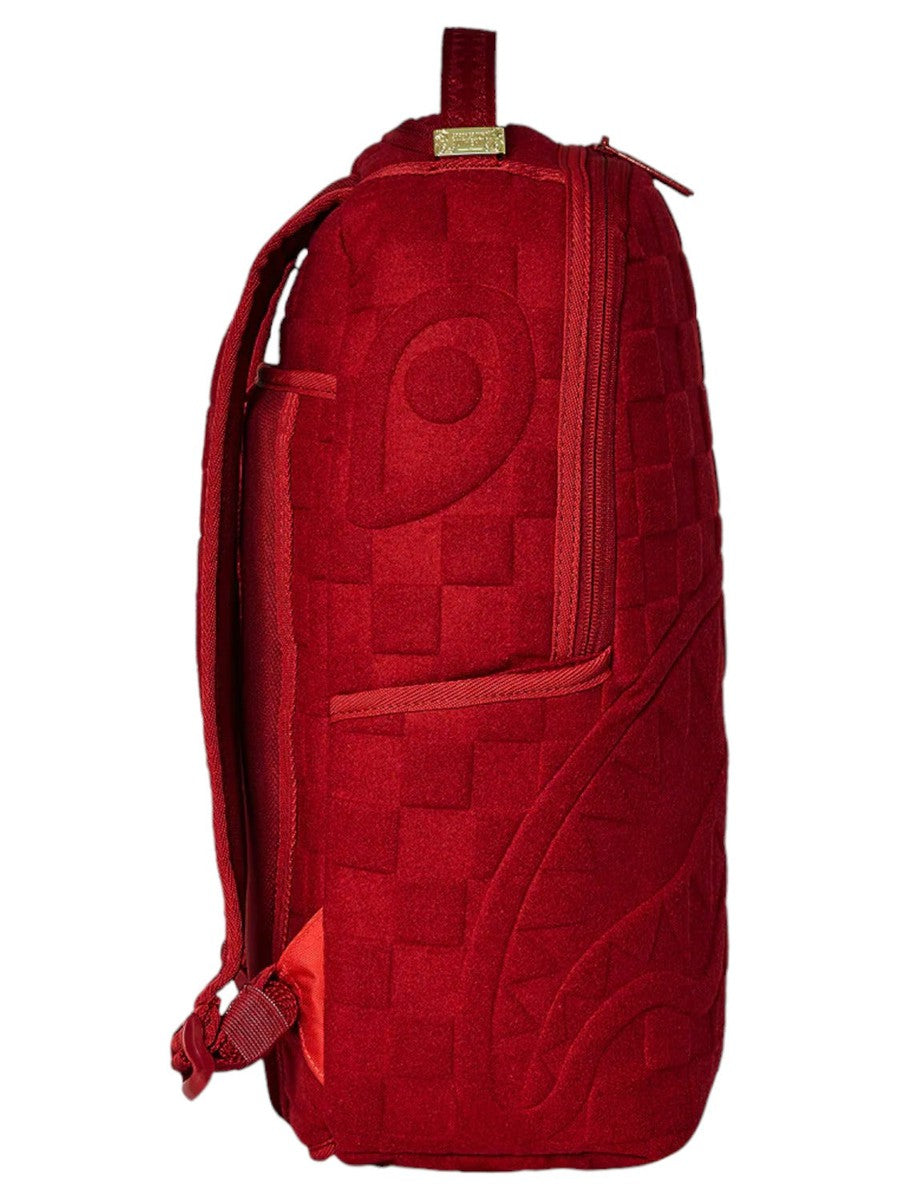 Zaino Flock a Scacchi Rosso-Sprayground-Zaini-Vittorio Citro Boutique