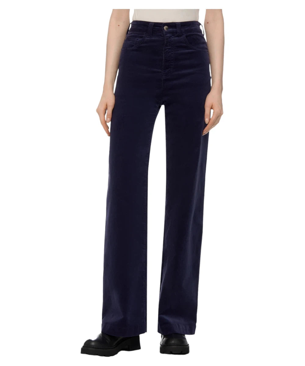 High-Waisted Velvet Dress Pants - Shop Now Vittorio Citro High-Waisted Velvet Dress Pants - Shop Now Vittorio Citro