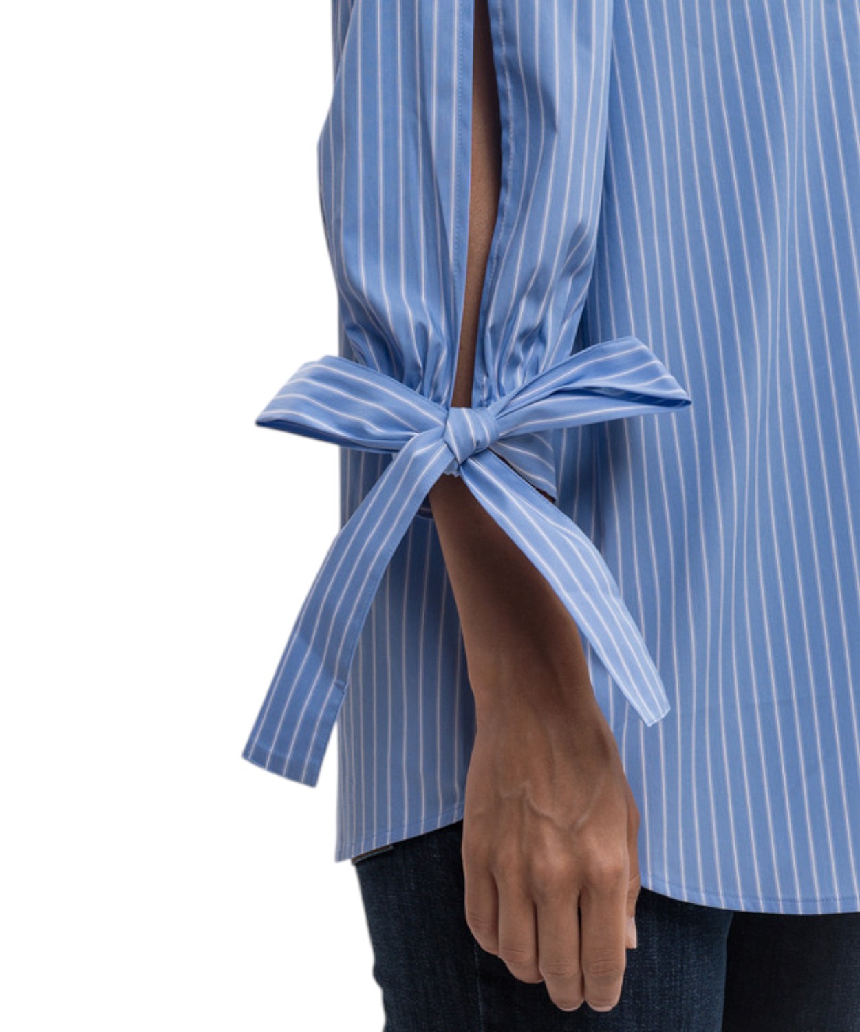 Camicia Twinset a Righe Blu per Donna Elegante