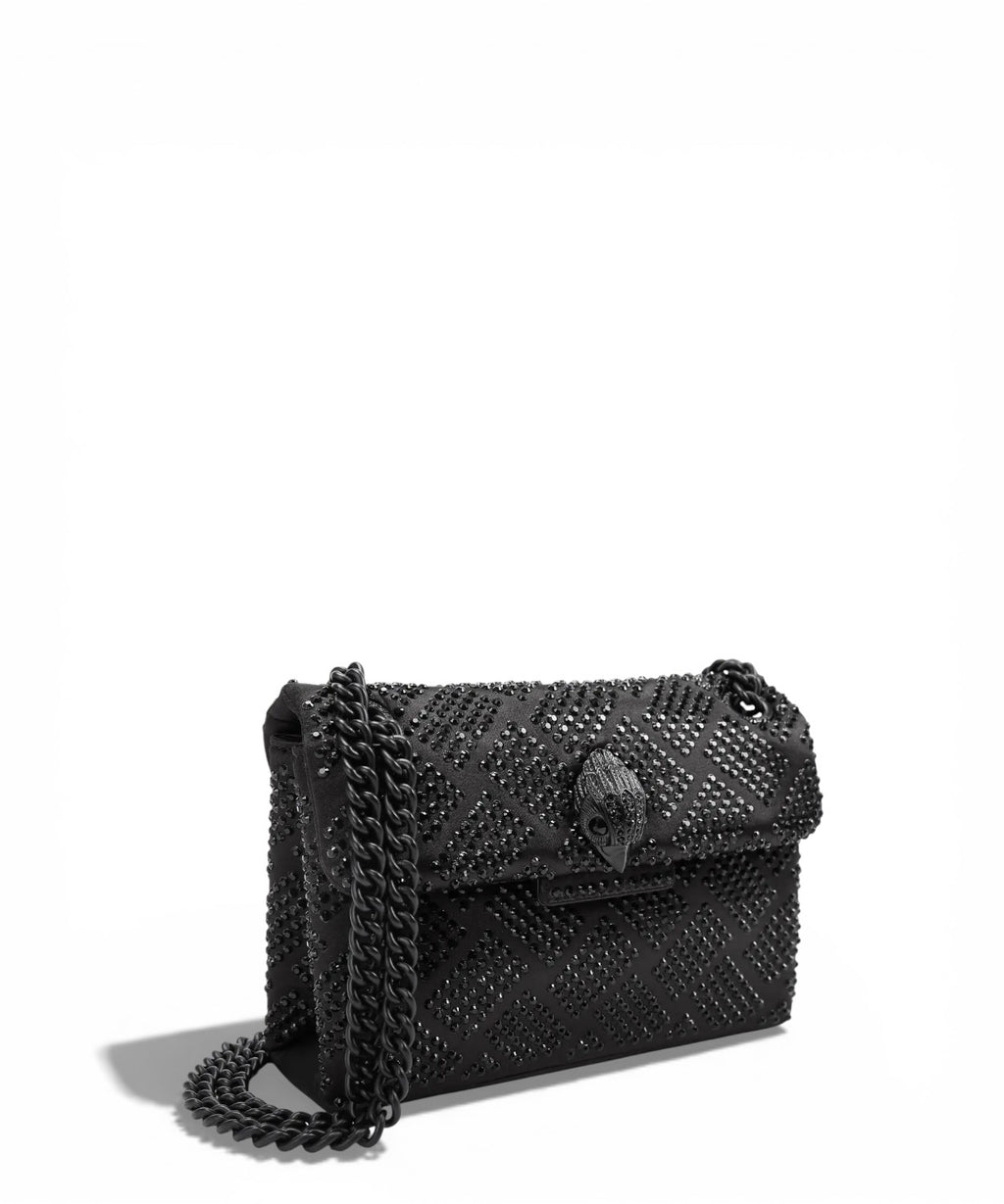 Kurt Geiger Mini Kensington Tasche aus Stoff mit Kristallen