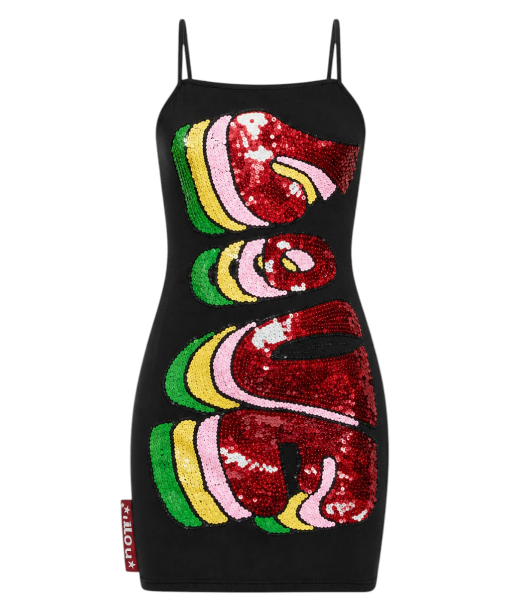 Love sequined party dress 