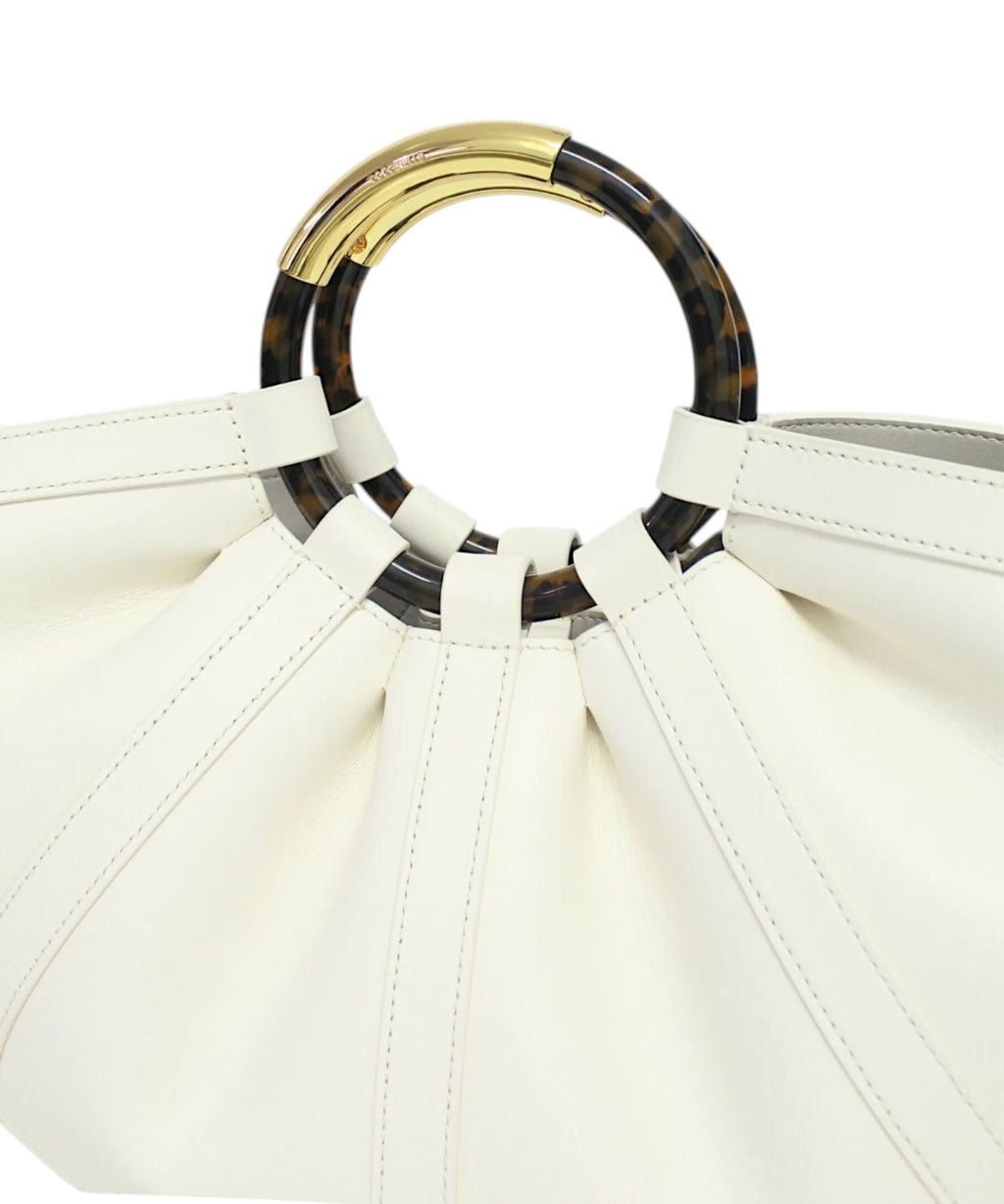 Borsa Coccinelle Shell Big a mano con manico rigido e tracolla