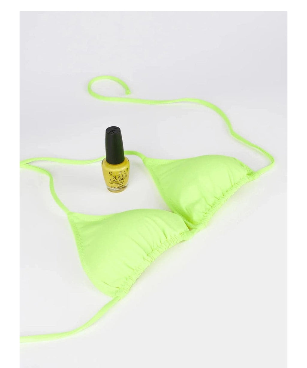 Reggiseno Leah fluo con smalto O.P.I-Costumi da bagno-Mc2 Saint Barth-Vittorio Citro Boutique