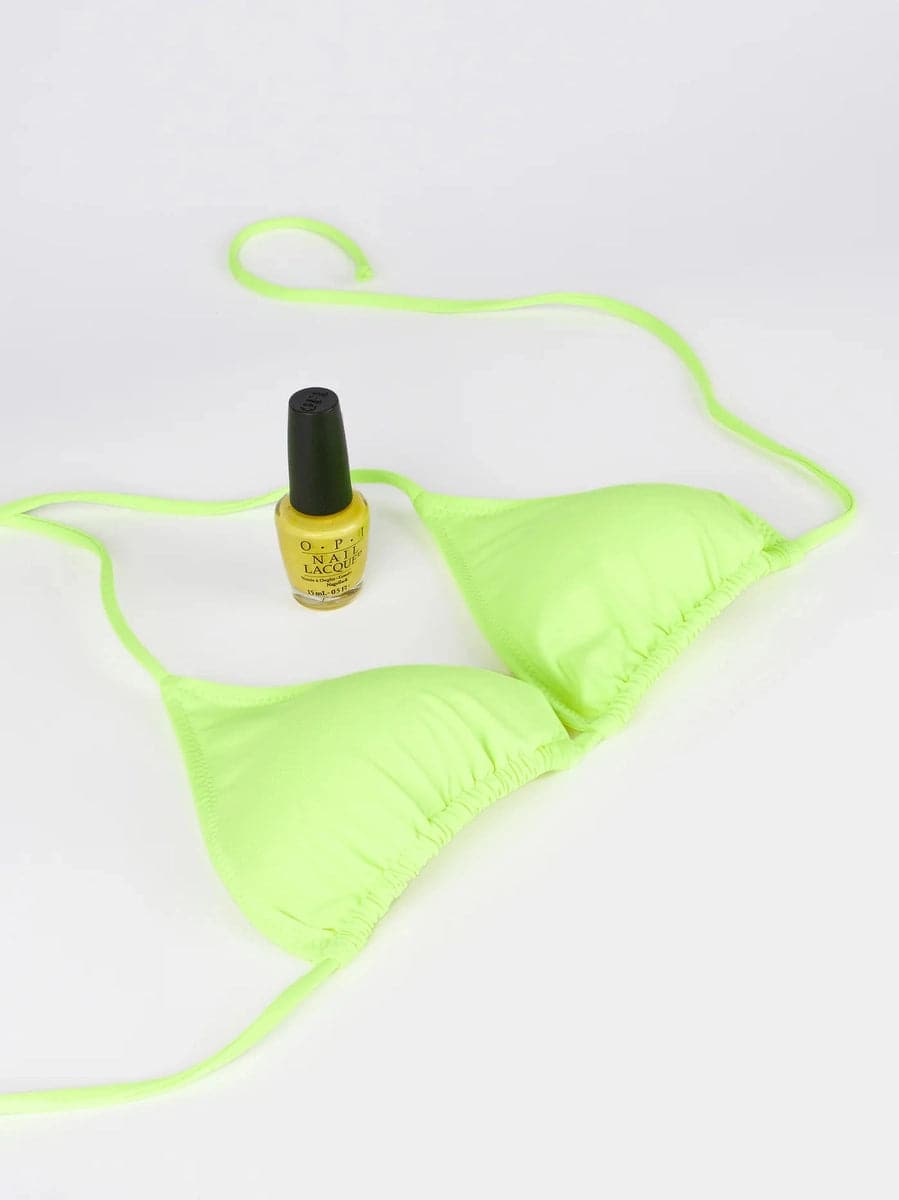 Reggiseno Leah fluo con smalto O.P.I-Costumi da bagno-Mc2 Saint Barth-Vittorio Citro Boutique