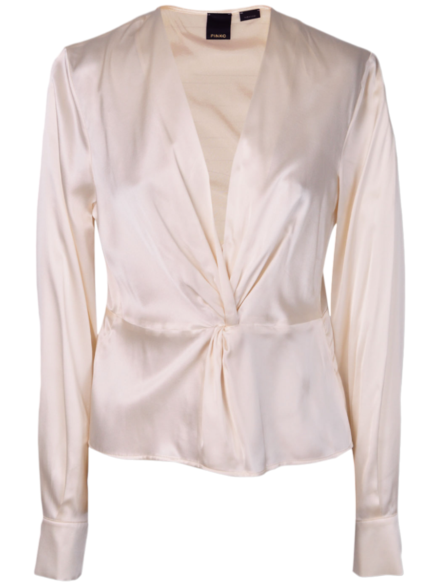 Blusa baradero torchon in seta-Camicie-Pinko-Vittorio Citro Boutique