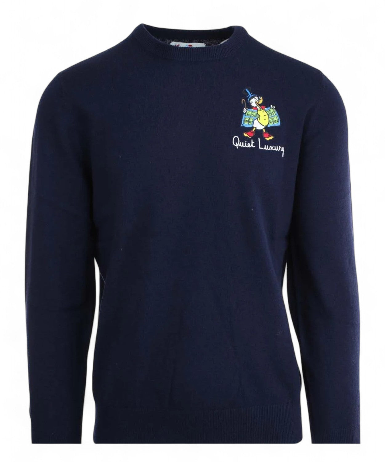 Maglione Heron Light con ricamo "Quiet Luxury"-Mc2 Saint Barth-Maglieria-Vittorio Citro Boutique