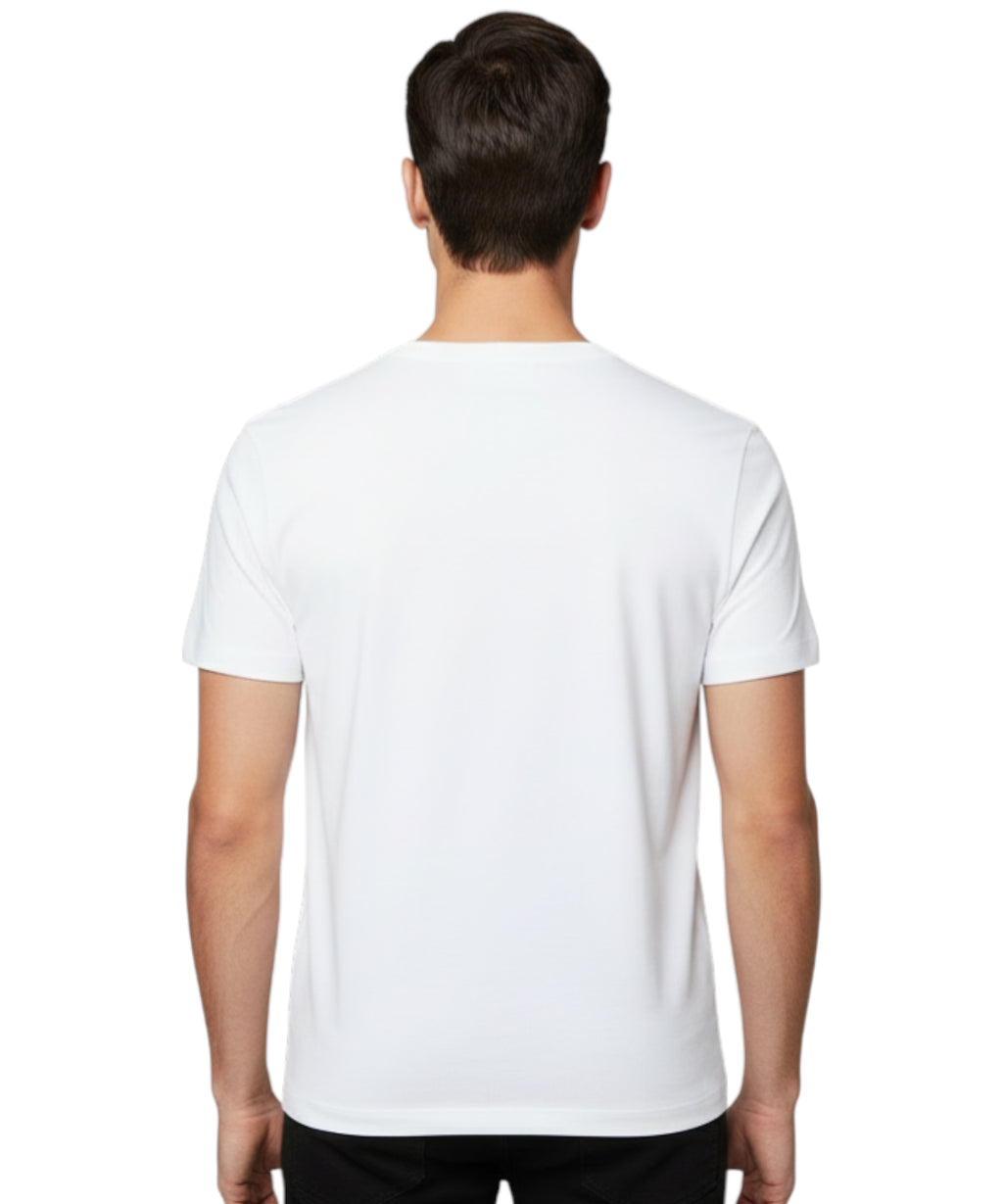 Dondup T-Shirt Uomo Bianca con Logo