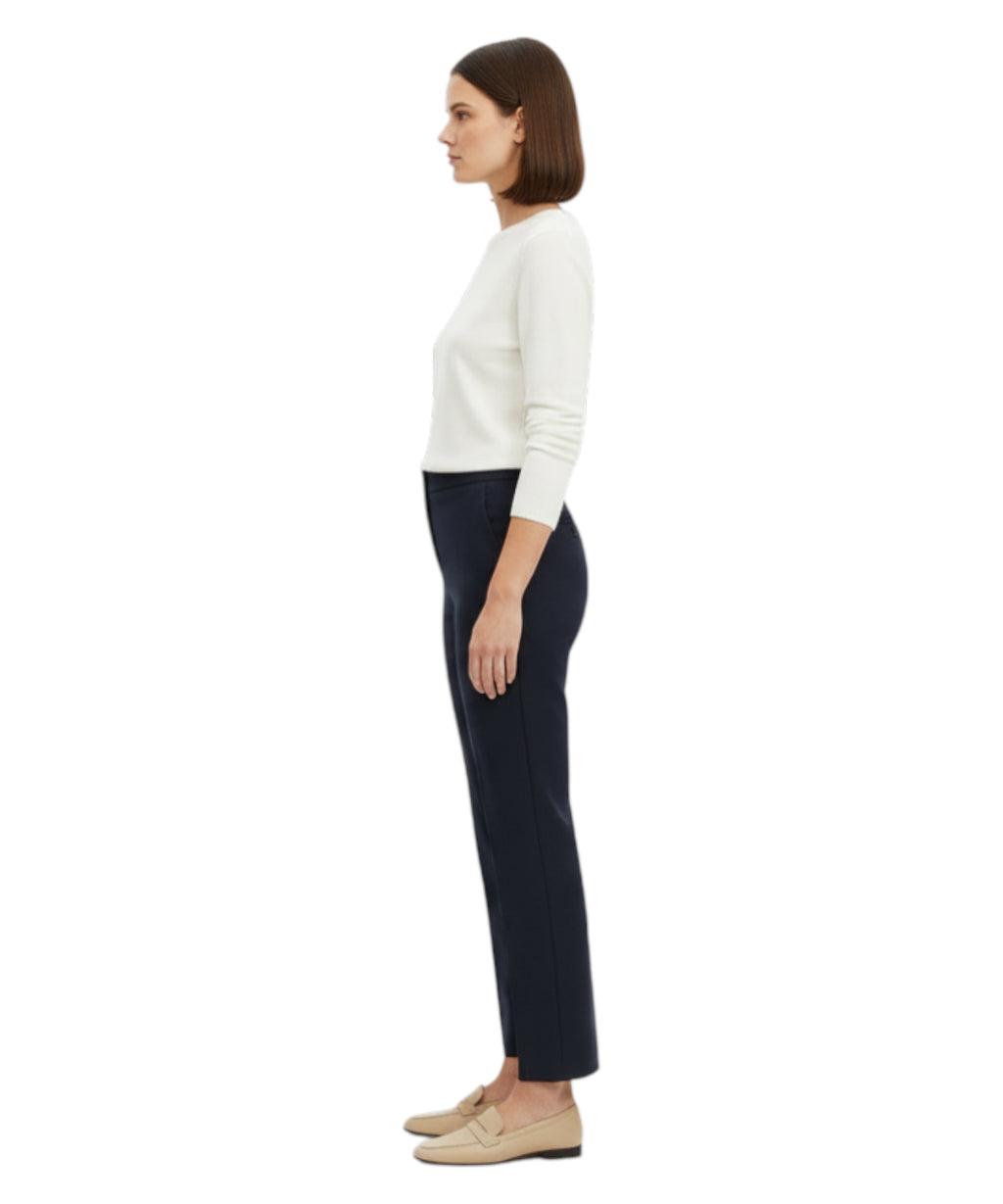 Emporio Armani Pantalone Dritto in Twill Lavato