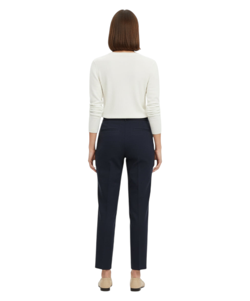 Emporio Armani Pantalone Dritto in Twill Lavato