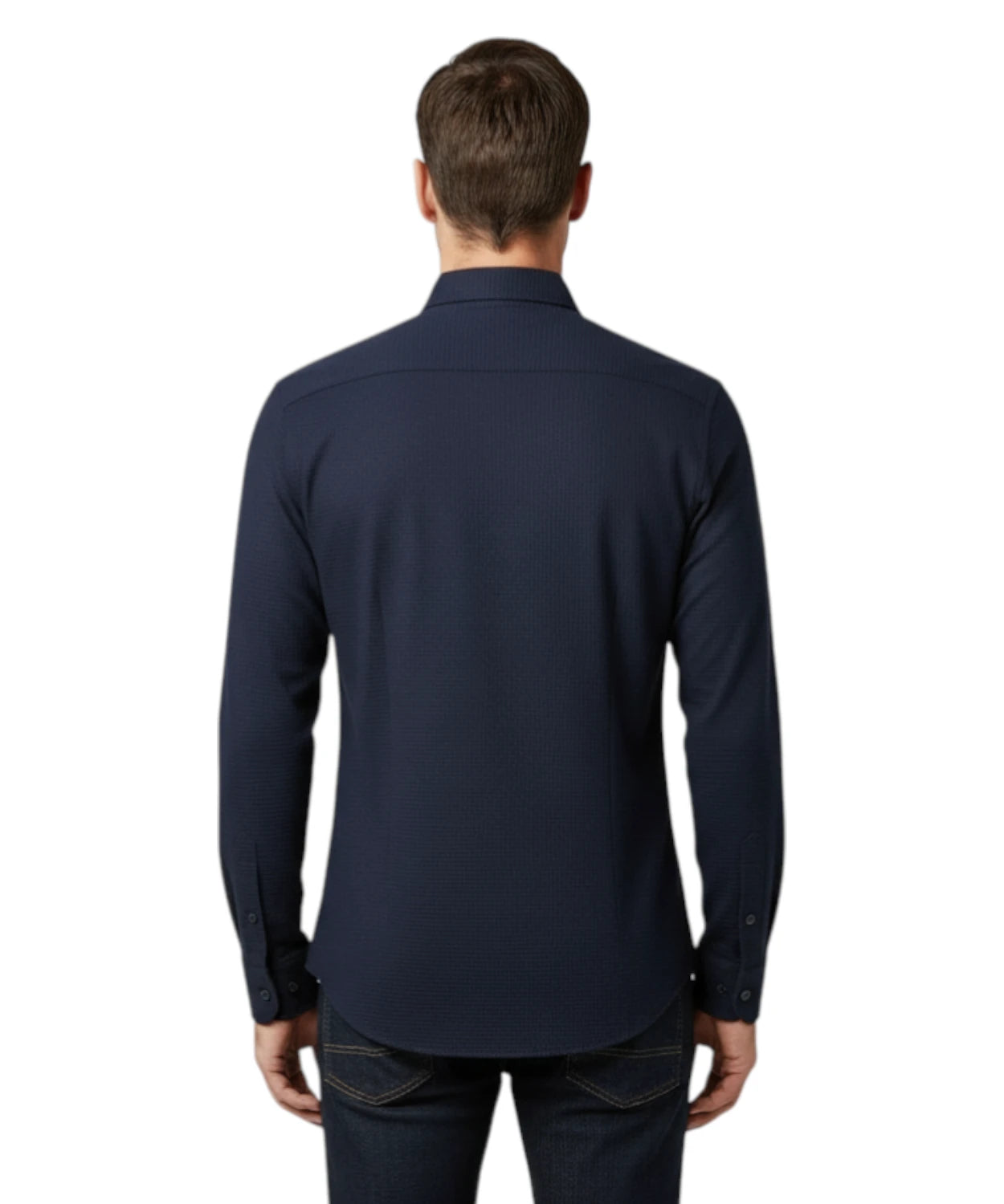 Camicia Uomo Ingram in Piqué Stretch