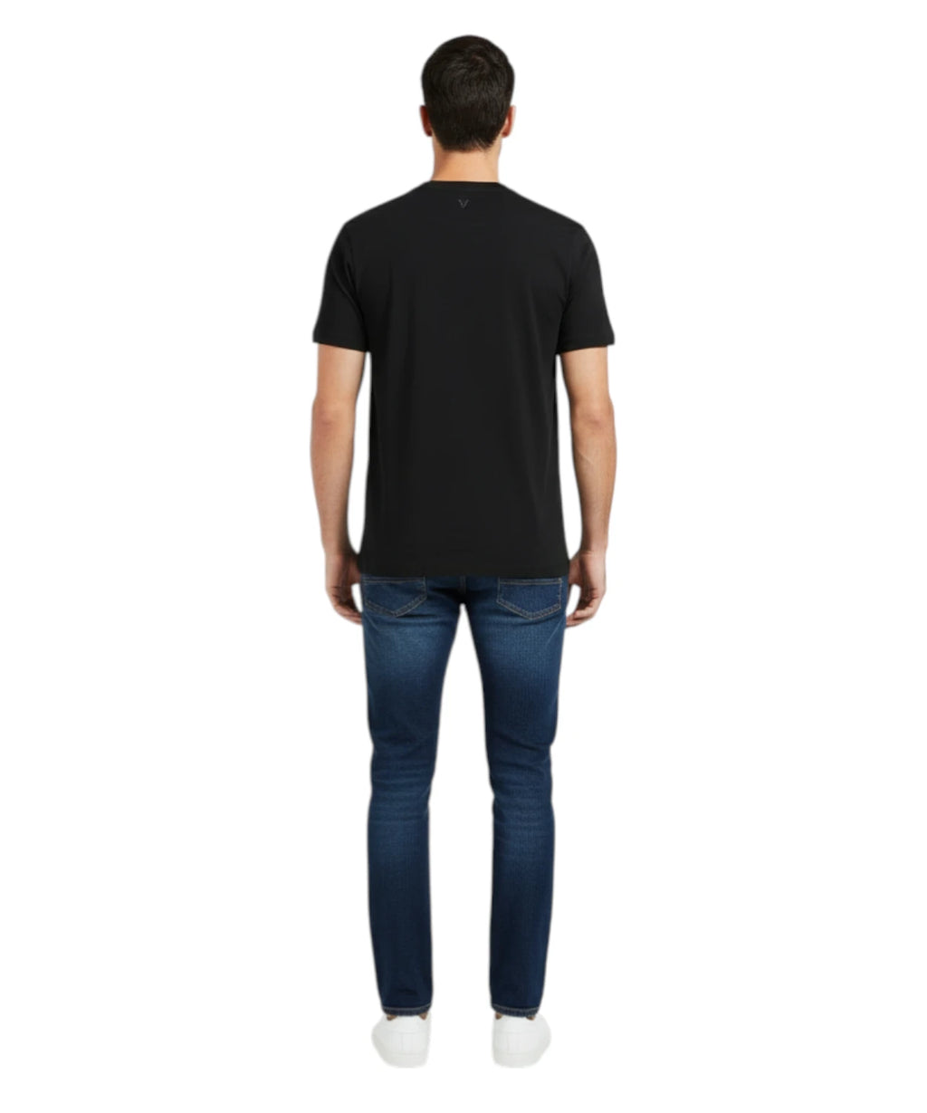 Slim fit T-shirt Emporio Armani met geborduurd logo