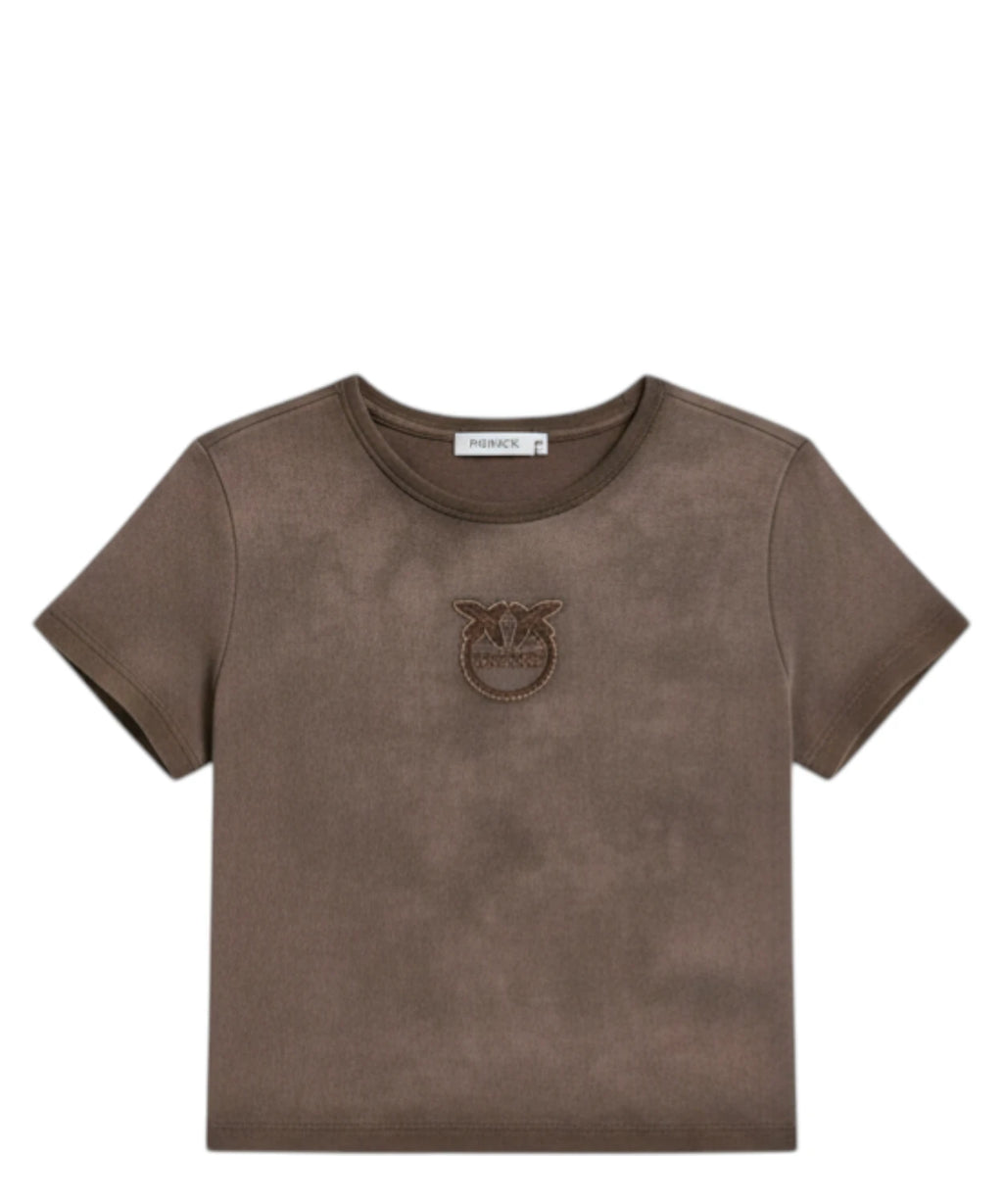 T-Shirt Gin Lemon Pinko mit Perlenlogo