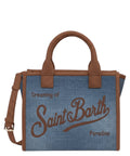 Bolso MC2 Saint Barth Vanity Midi en denim