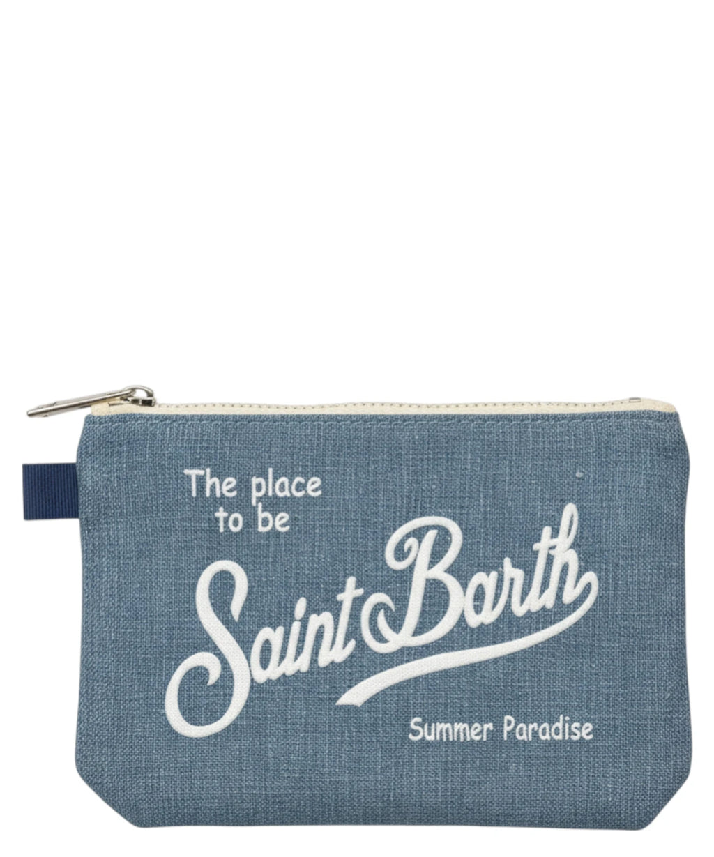 MC2 Saint Barth Aline Denim Pouch
