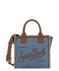 Borsa Vanity Mini Denim MC2 Saint Barth con Tracolla
