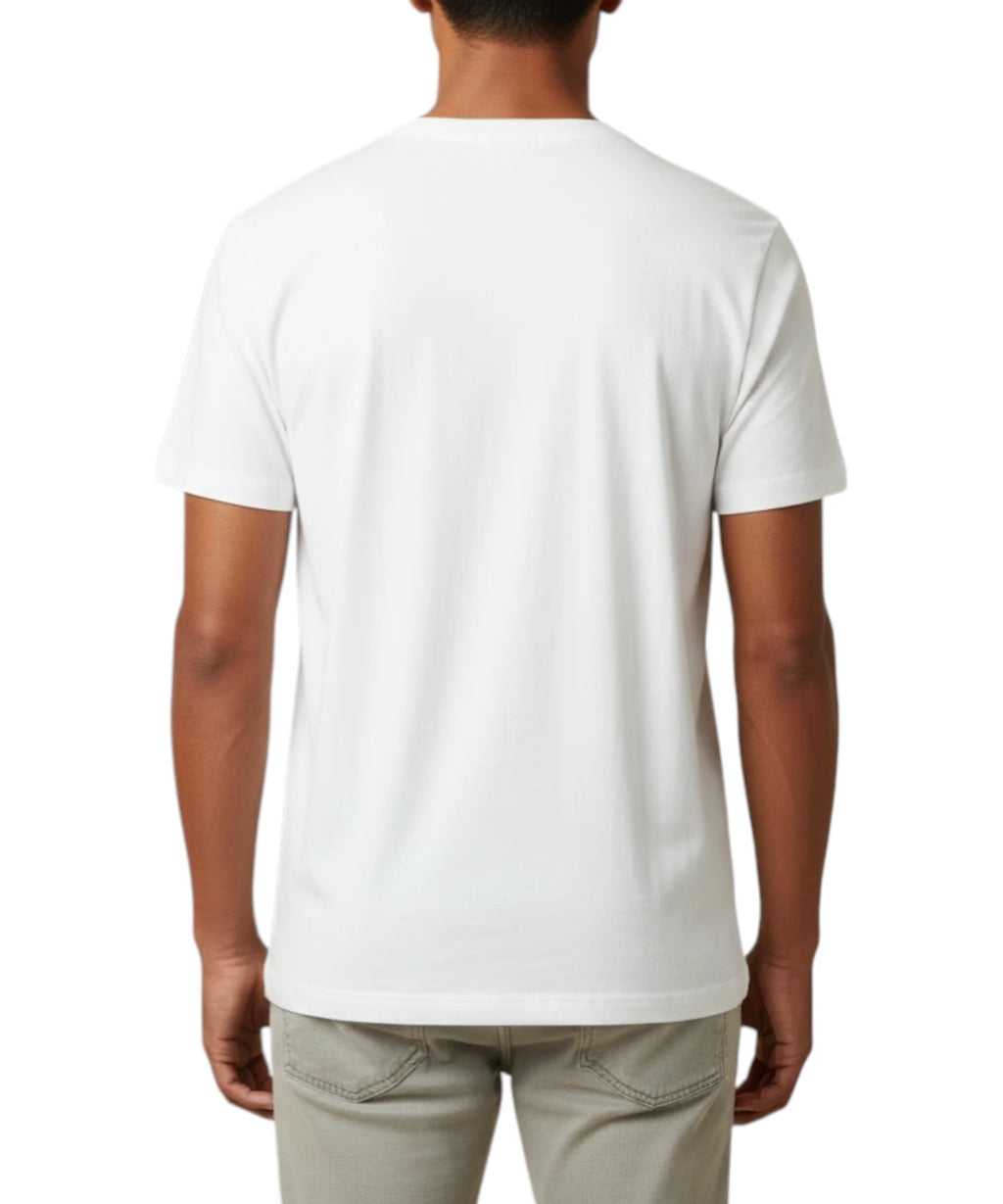 T-Shirt Uomo Portofino MC2 Saint Barth con Ricamo Mickey