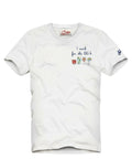 T-Shirt Portofino Uomo con Ricamo MC2 Saint Barth