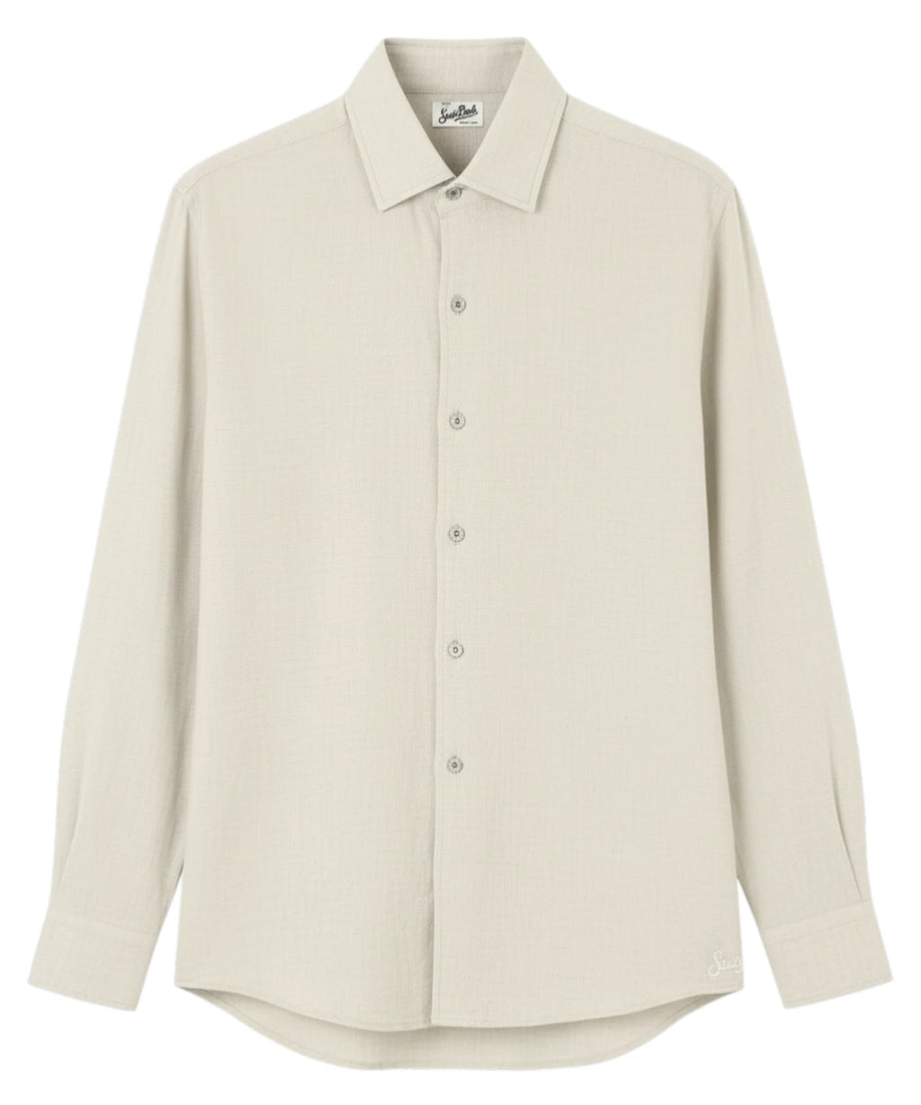 Herren-Leinenhemd MC2 Saint Barth Raphael