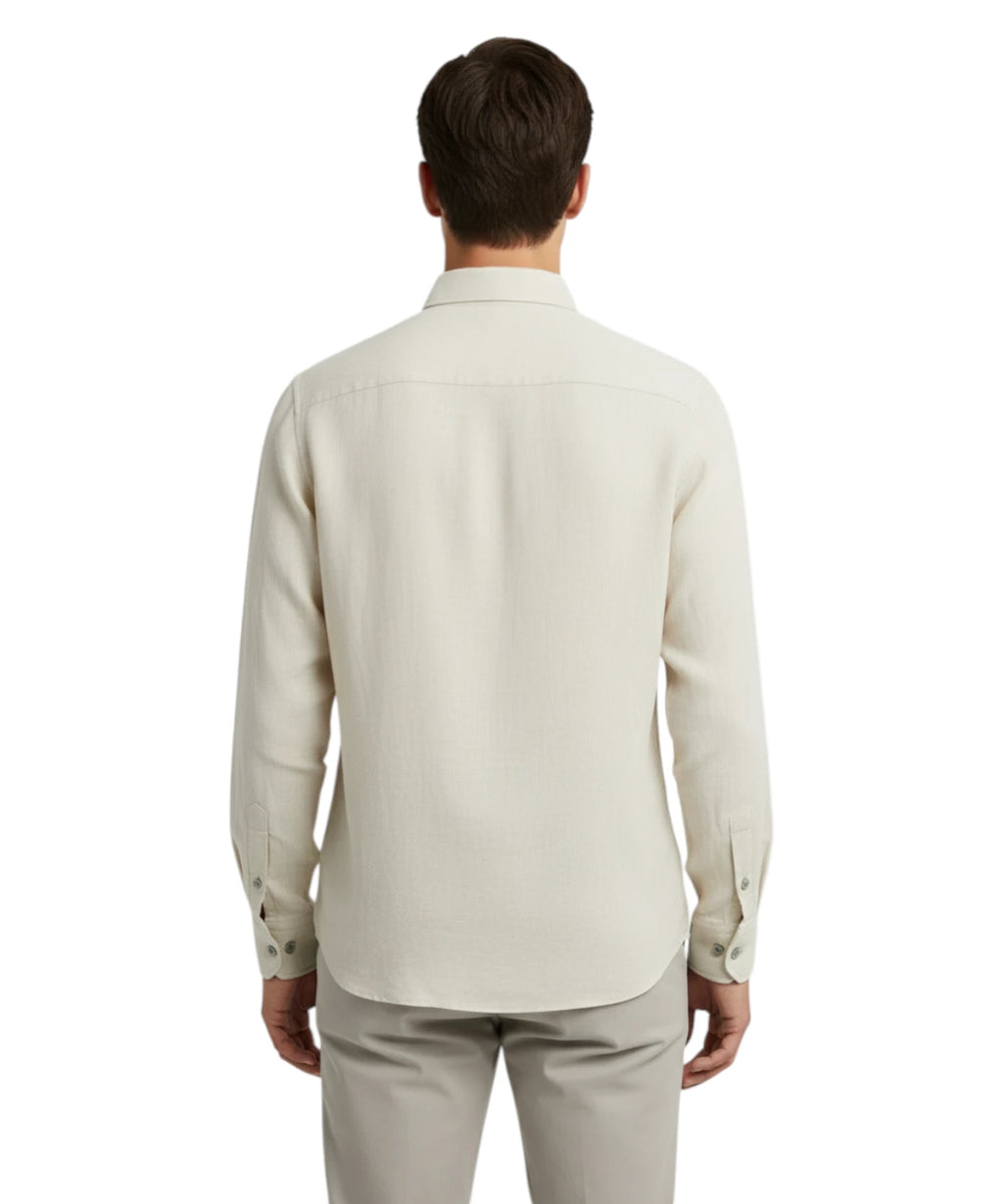 Herren-Leinenhemd MC2 Saint Barth Raphael
