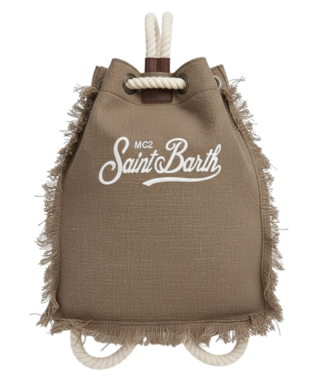 Zaino MC2 Saint Barth in Lino con Logo