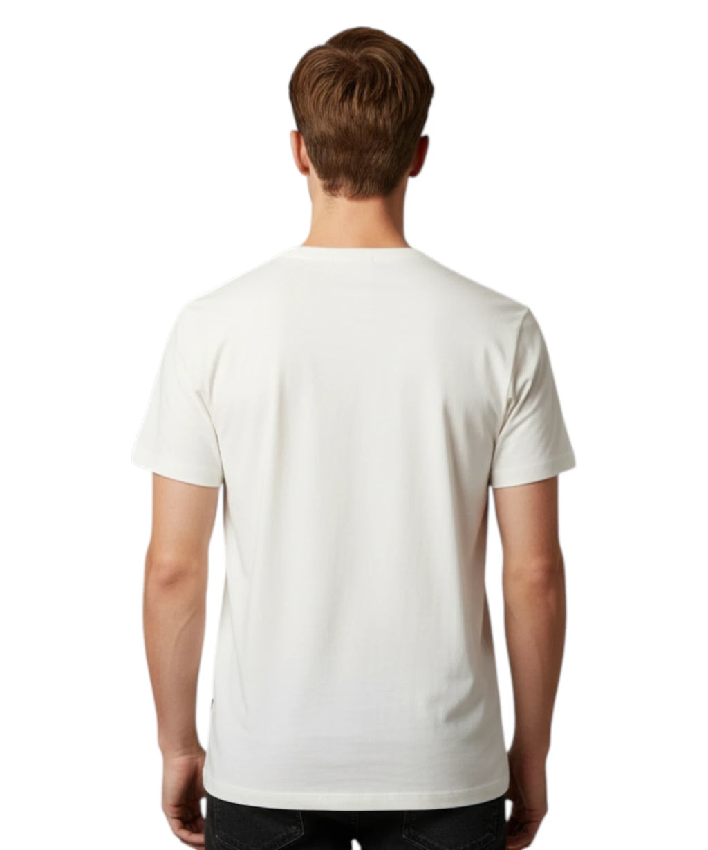 Heren T-shirt Portofino met Saint Barth borduursel