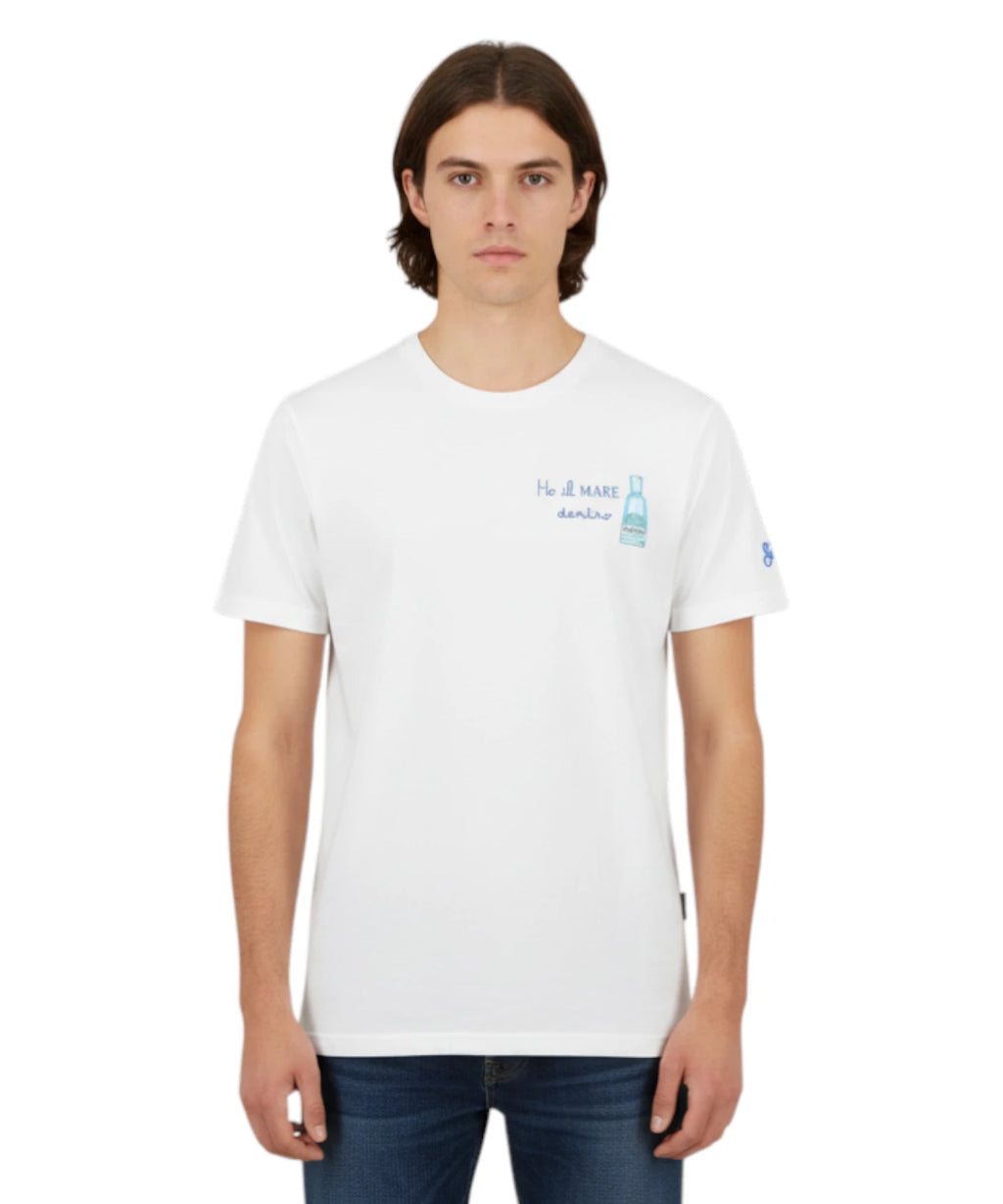 Camiseta Hombre Portofino con Bordado MC2 Saint Barth