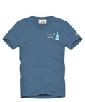 T-Shirt Uomo Portofino con Ricamo MC2 Saint Barth