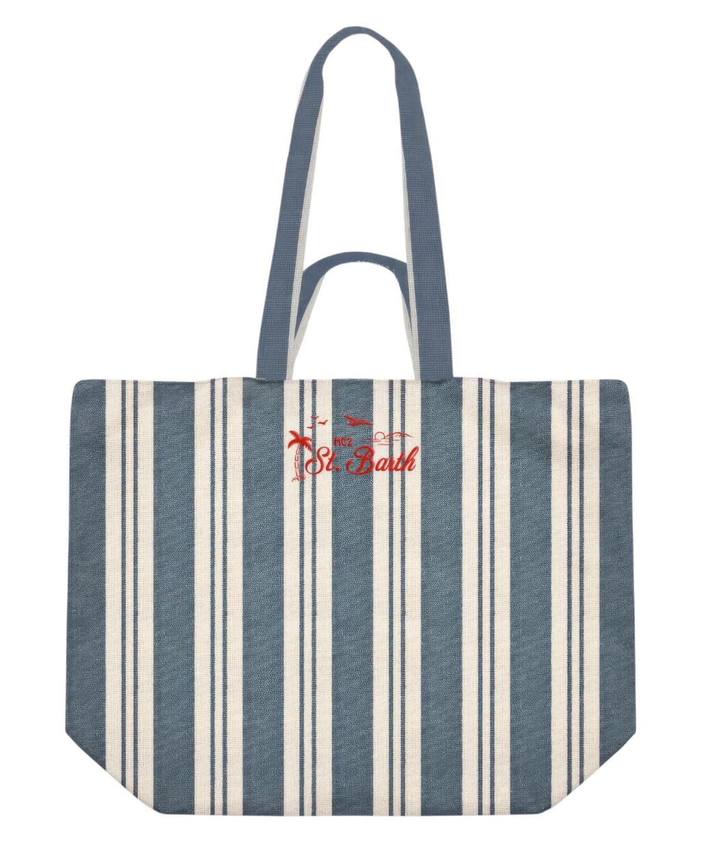 Borsa MC2 Saint Barth Gestreept Katoen