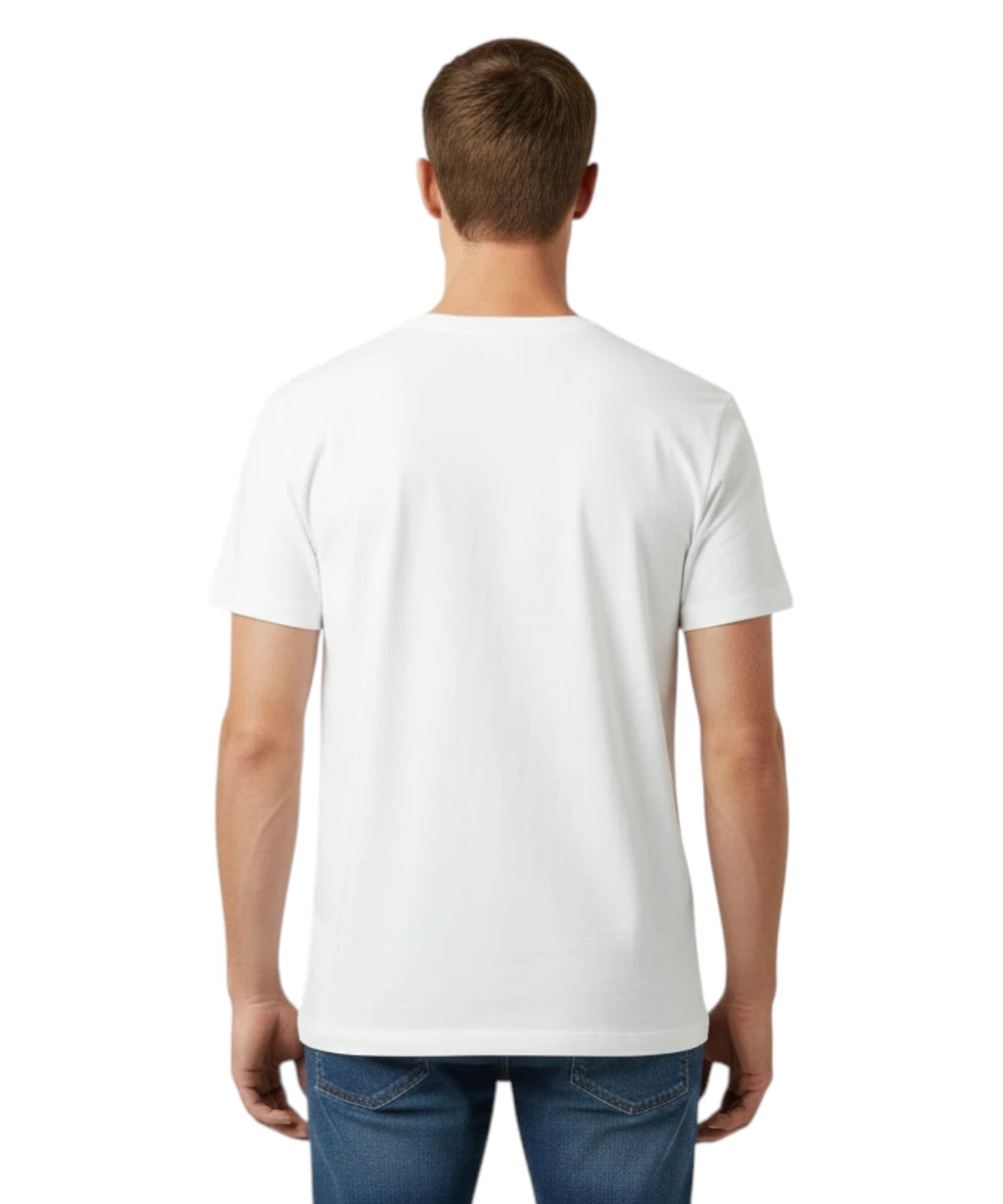 Heren T-shirt Portofino met Aperitivo Saint Barth borduursel