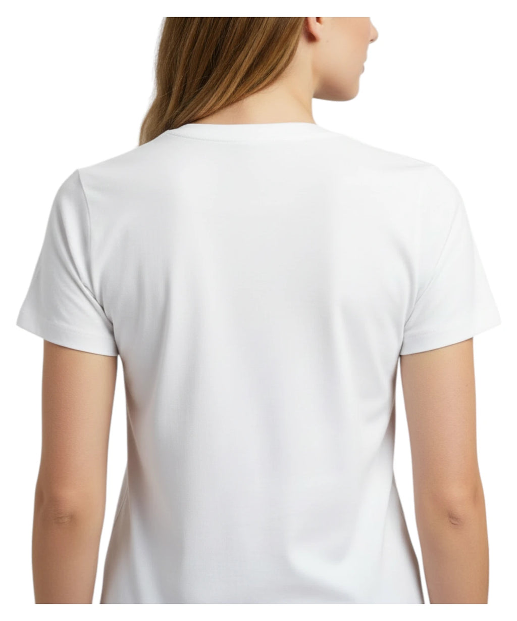 T-Shirt Emilie MC2 Saint Barth con Ricamo