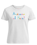 T-Shirt Emilie MC2 Saint Barth con Ricamo