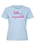 T-shirt Emilie MC2 Saint Barth con Ricamo