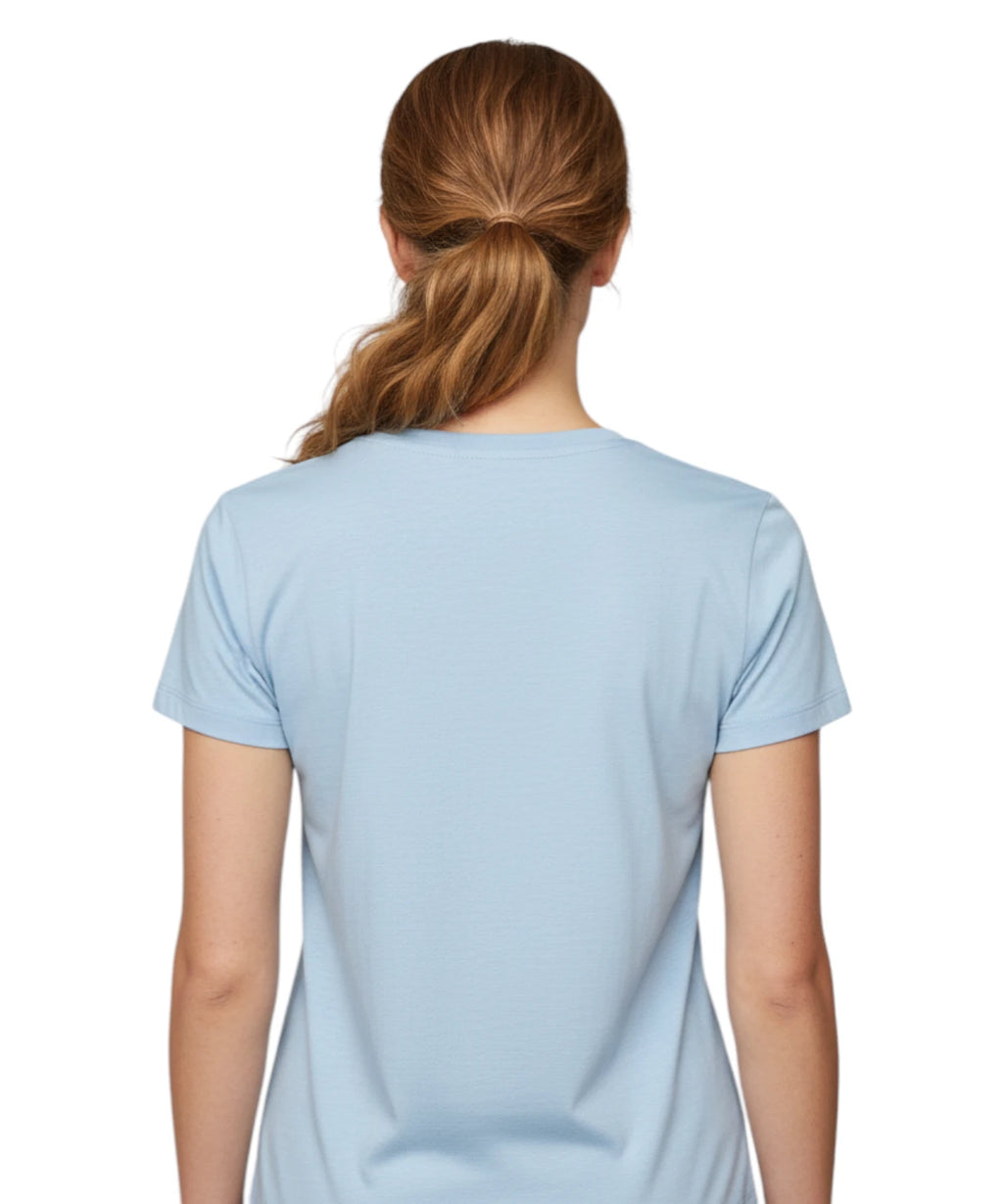 T-shirt Emilie MC2 Saint Barth con Ricamo