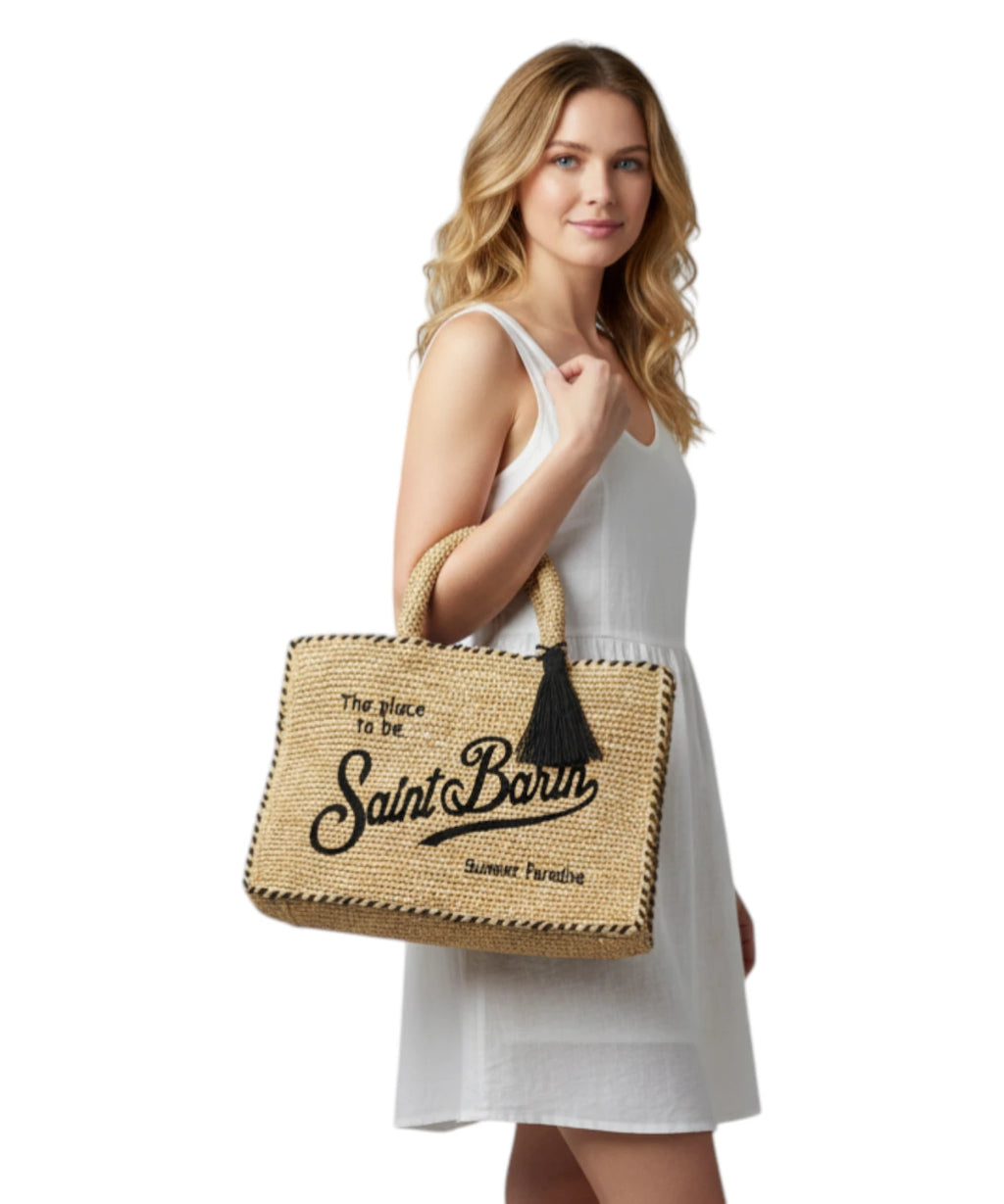 MC2 Saint Barth Vanity Bag van raffia voor elke look