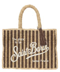 MC2 Saint Barth Vanity Stripes raffia summer bag