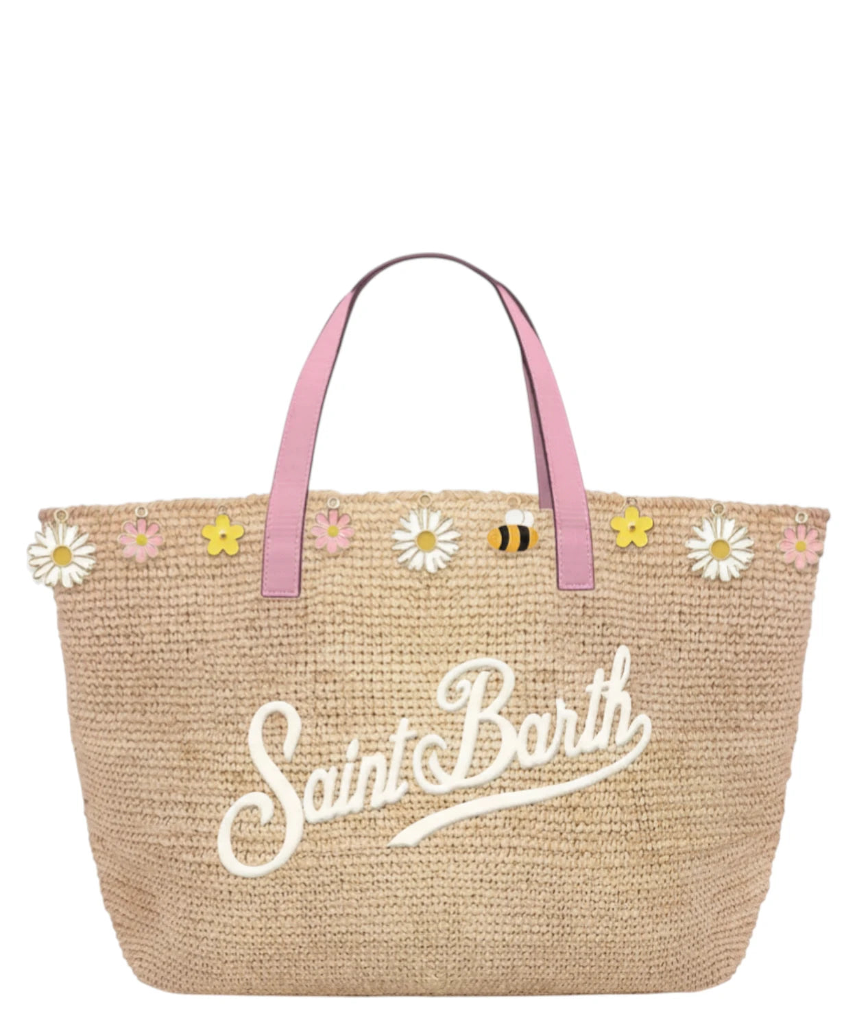 Zomertas MC2 Saint Barth in raffia met charm