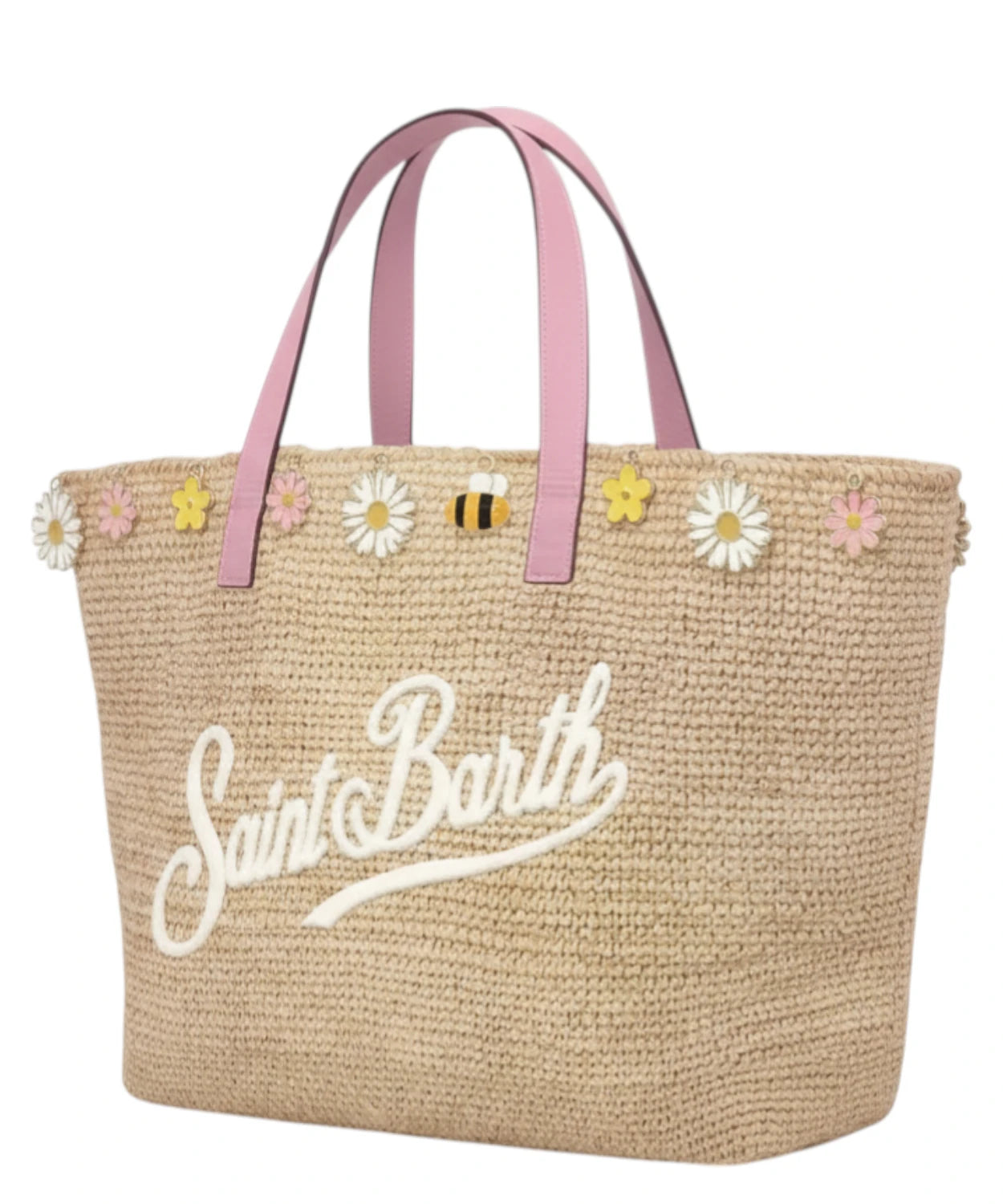 Zomertas MC2 Saint Barth in raffia met charm