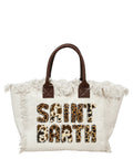 Vanity Bag MC2 Saint Barth con patch animalier