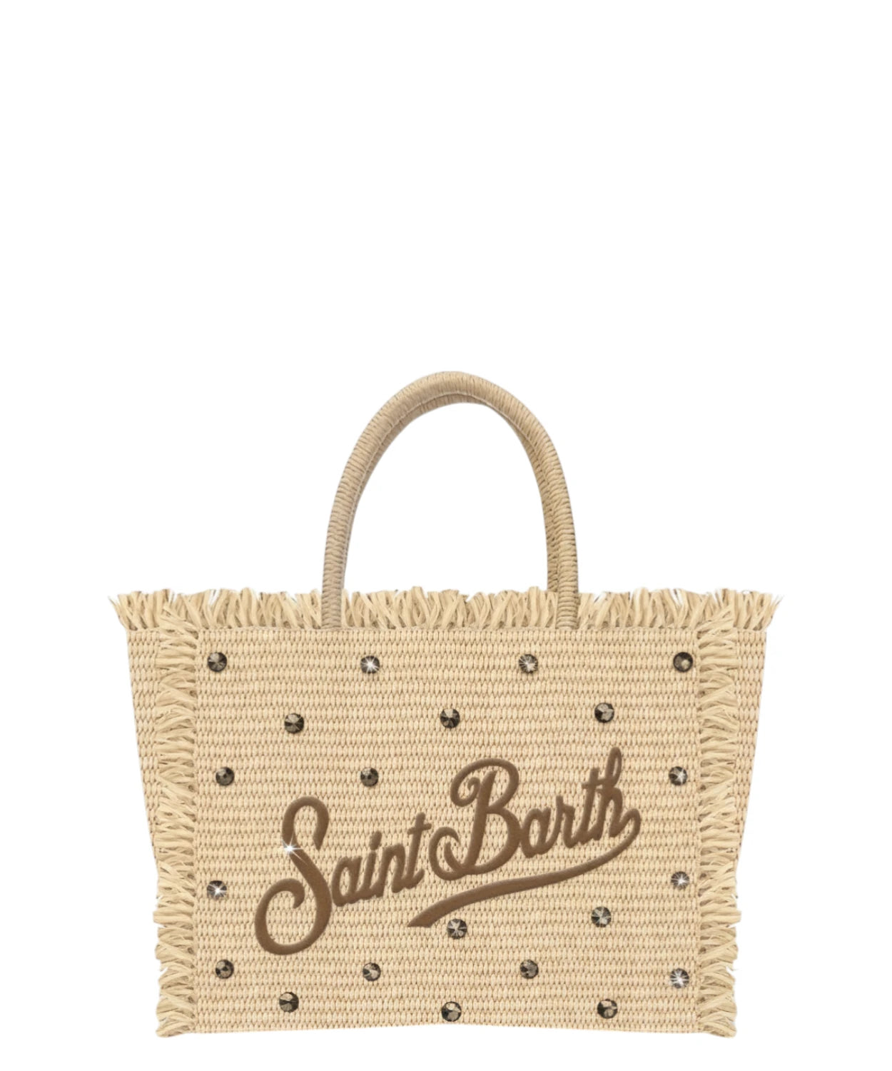 MC2 Saint Barth Borsa Raffia Estiva Colette Strass