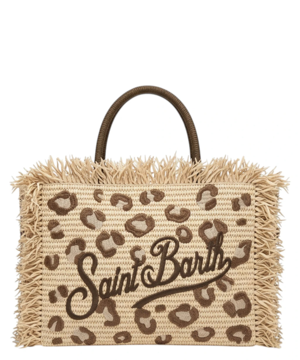 Tas Colette Raffia Animalier MC2 Saint Barth
