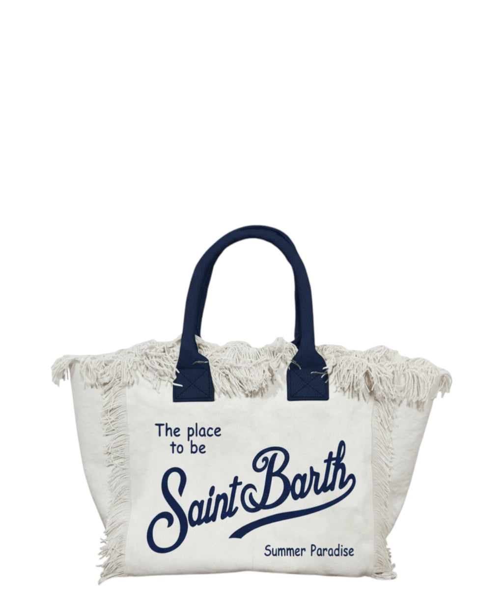MC2 Saint Barth Mini Vanity Bag Canvas con Tracolla