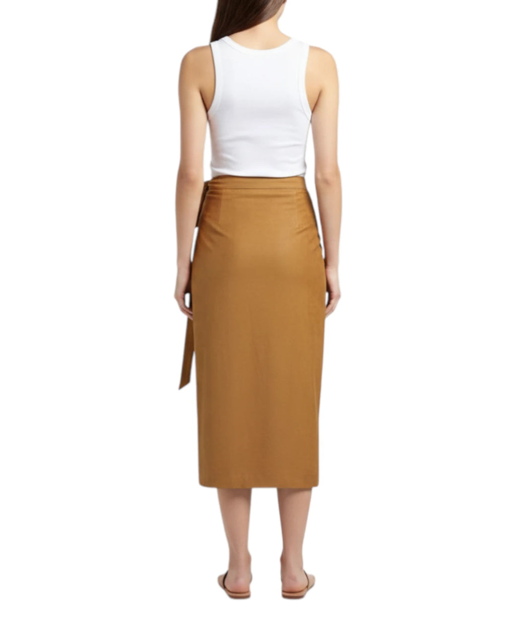 Pinko Bacedasco Fringed Wrap Skirt