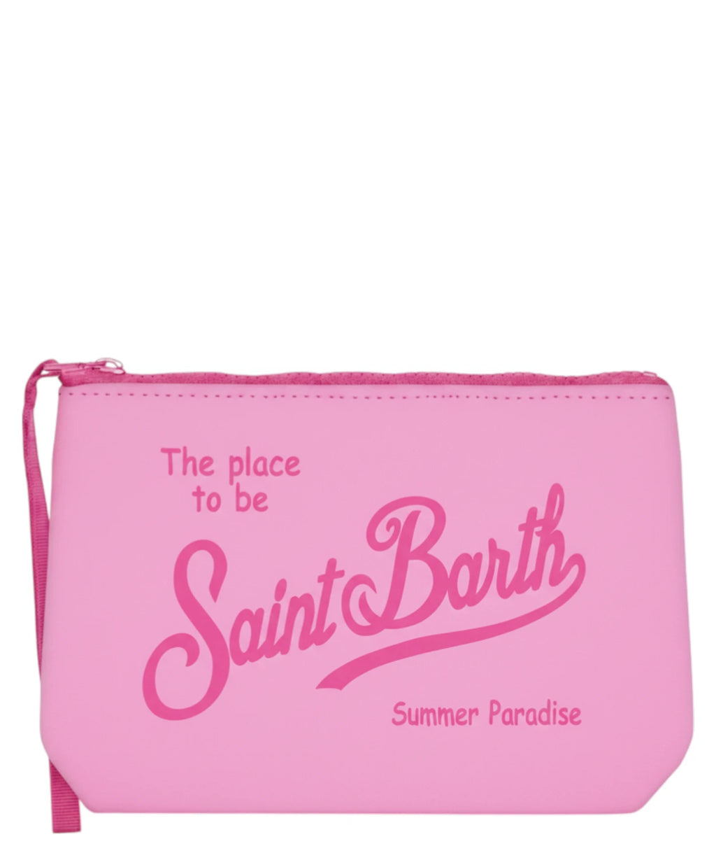 Pochette Aline MC2 Saint Barth in neopreen met logo
