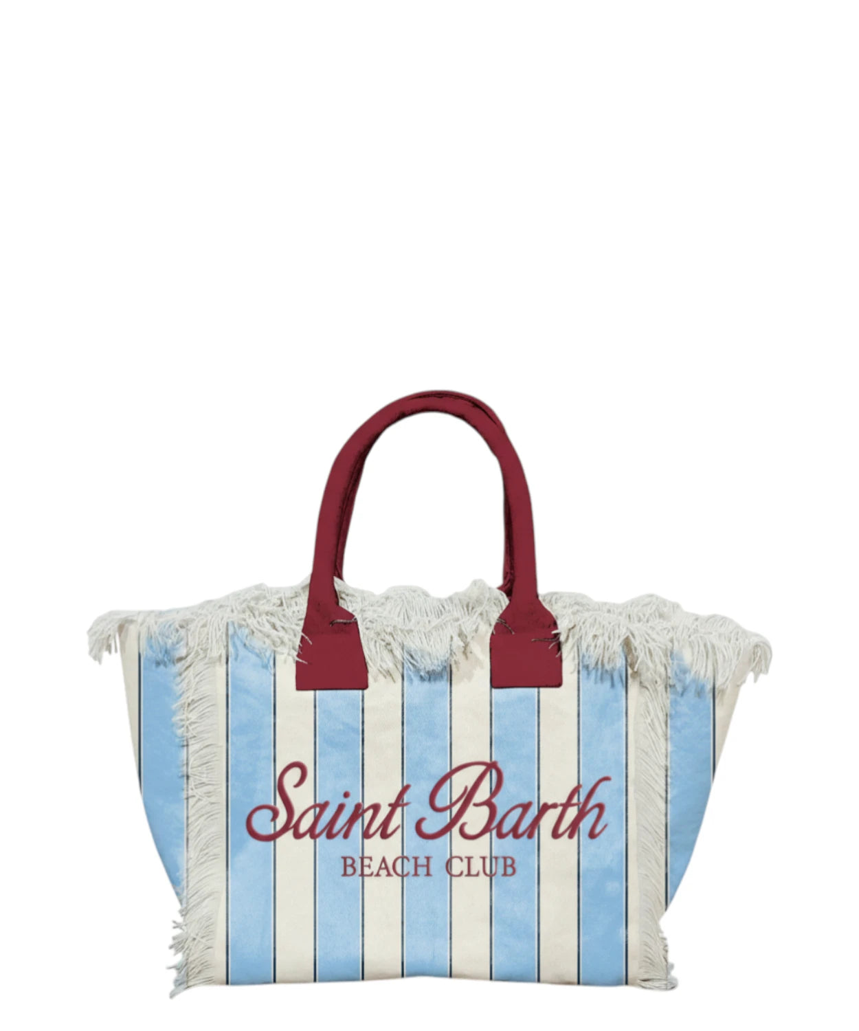 Borsa Colette Stripes MC2 Saint Barth in Canvas