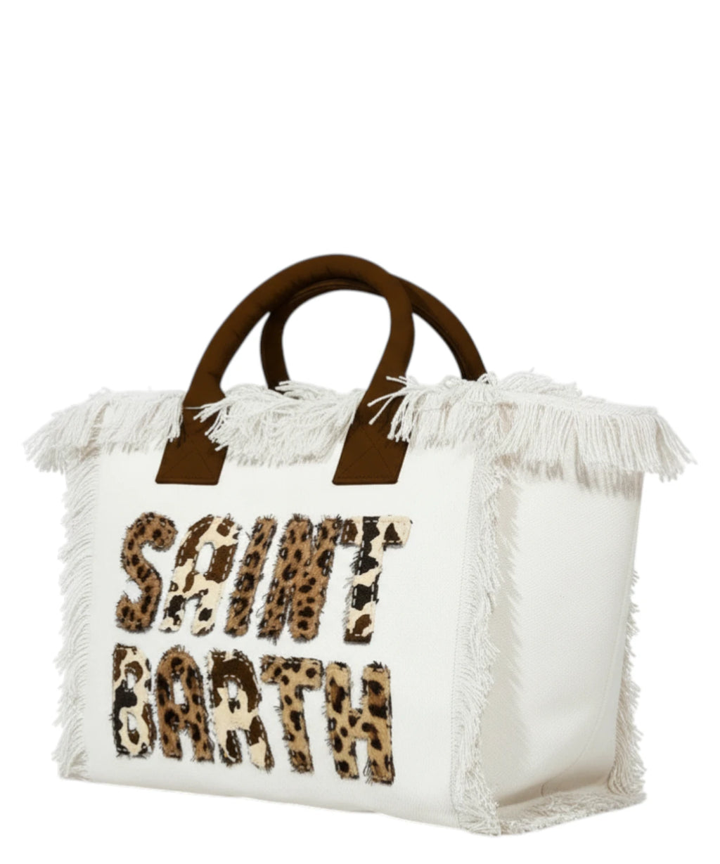 Bolso Colette de Lona con Parche MC2 Saint Barth