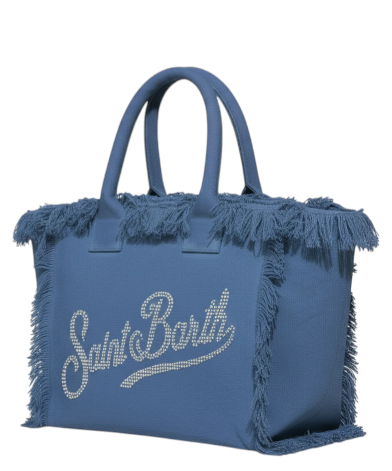 Borsa Colette MC2 Saint Barth Canvas con Logo Strass