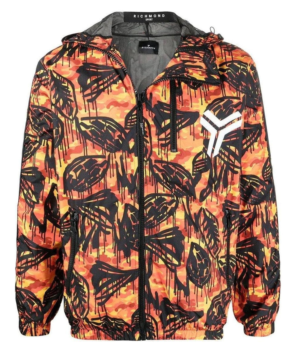 Giacca Uomo John Richmond con Stampa Camouflage e Logo 1