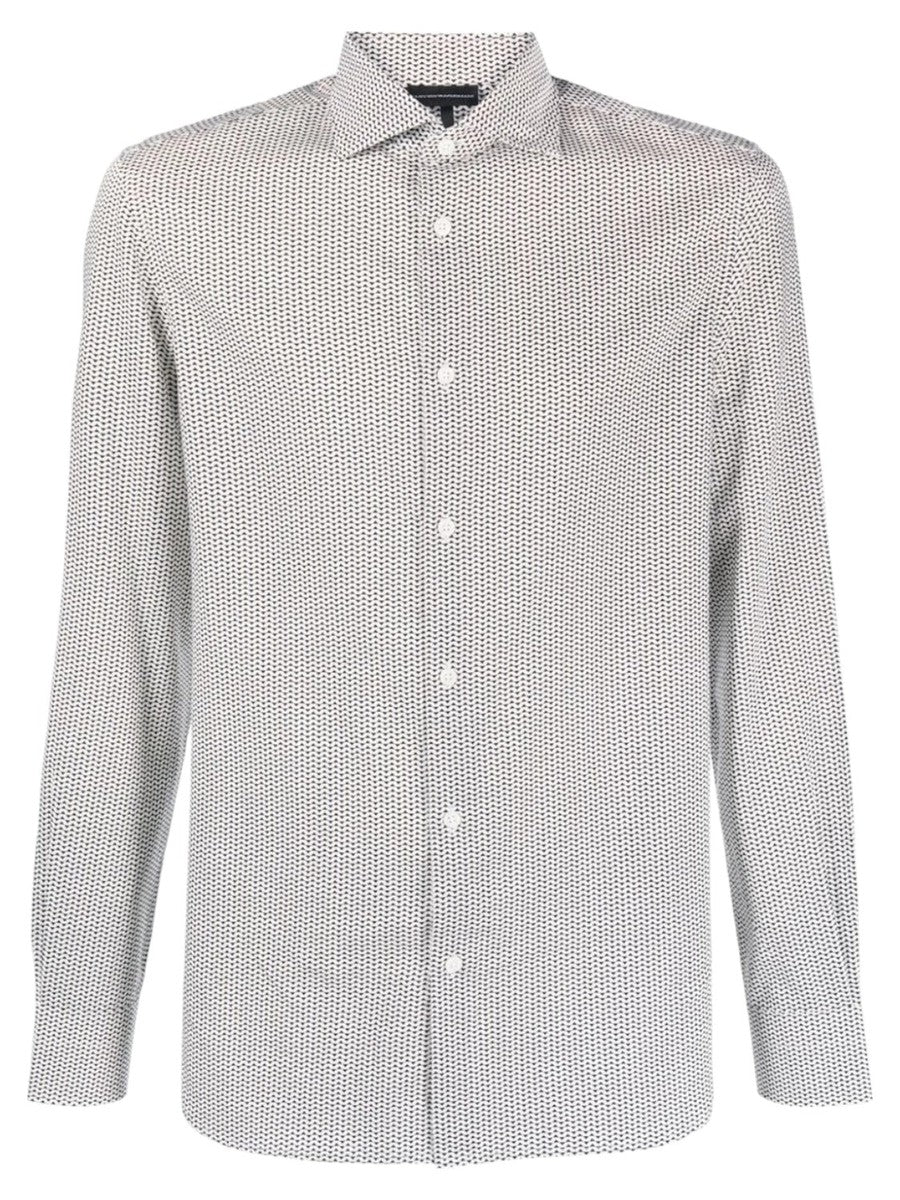 Camicia fantasia onde-Emporio Armani-Camicie-Vittorio Citro Boutique