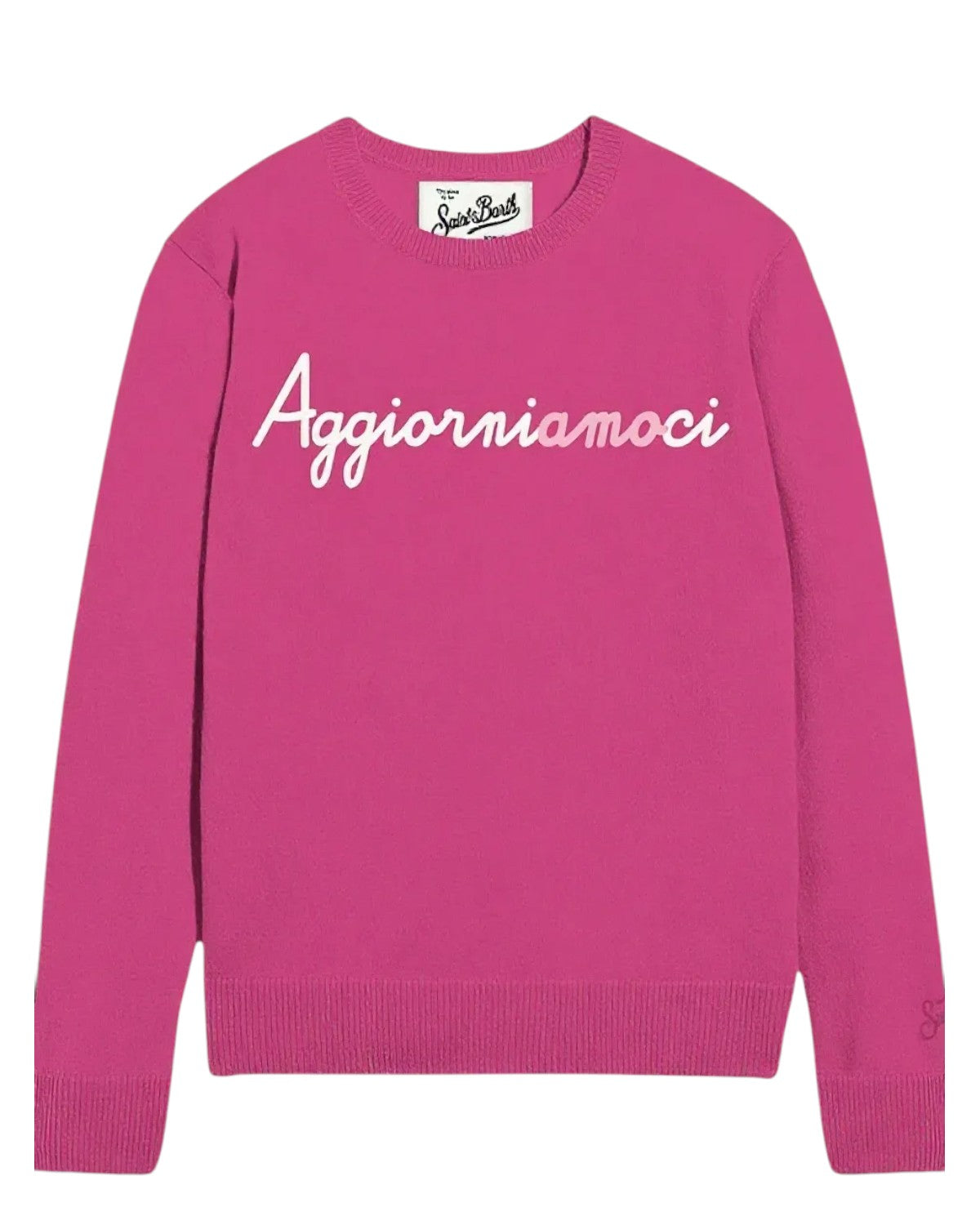 Maglione "Aggiorniamoci" in misto cashmere-Mc2 Saint Barth-Maglieria-Vittorio Citro Boutique